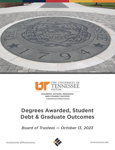 Degrees Awarded, Student Debt & Graduate Outcomes - October 2023